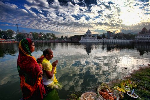सूर्यलाई अर्घ, उल्लासमा छठ पर्व