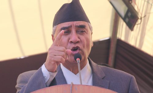 कांग्रेसले सरकारको सशक्त प्रतिवाद गर्छ- सभापति देउवा