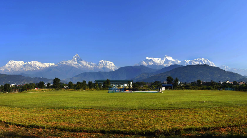 पोखरा -१७ मा जिल्ला स्तरीय खेलकुद रंगशाला बन्ने