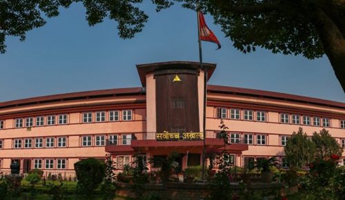 संसद विघटन बदर गर्न माग गर्दै नेकपा सांसदद्वारा सर्वोच्चमा रिट दर्ता