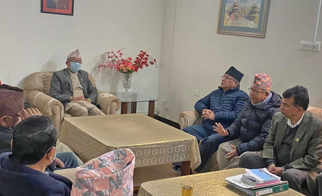 प्रचण्ड-माधव समूहद्वारा नेकपाको आधिकारिकता दाबी पेस