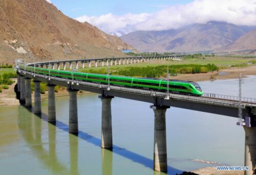 चीनबाट ल्हासा जोड्ने बुलेट रेल सुरु