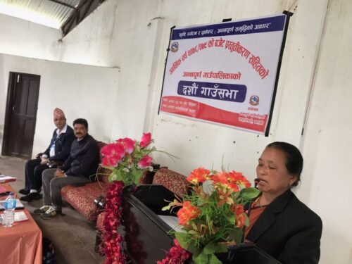 अन्नपूर्ण गाउँपालिकाको बजेट ७५ करोड २५ लाख