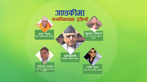 गण्डकीमा मन्त्रीको कार्यविभाजन टुङ्गियो,  पूर्णता बजेट पारित भएपछि मात्रै