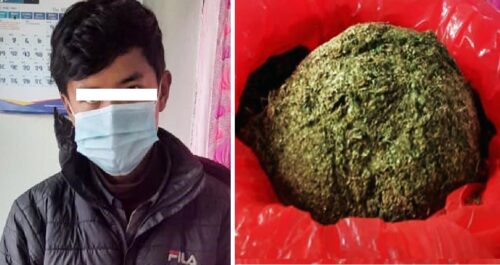 पौने तीन किलो गाँजासहित स्याङ्जाका युवक पोखरामा पक्राउ
