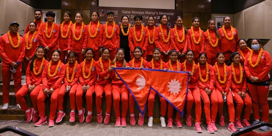 साफ यू–१९ महिला फुटबलमा आज नेपाल र भुटान खेल्दै