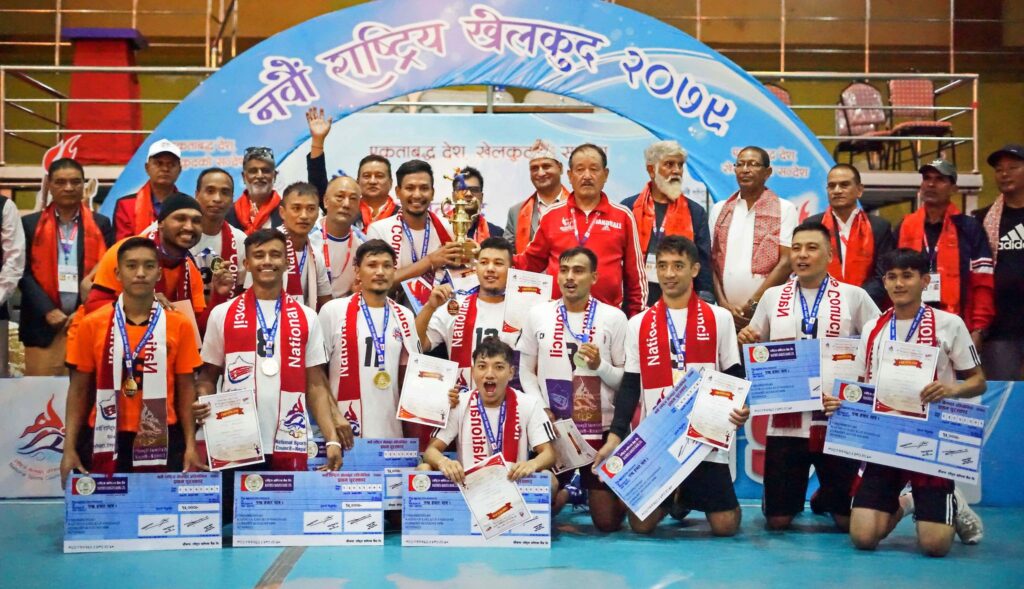 गण्डकीलाई ह्याण्डबलमा पहिलो स्वर्ण