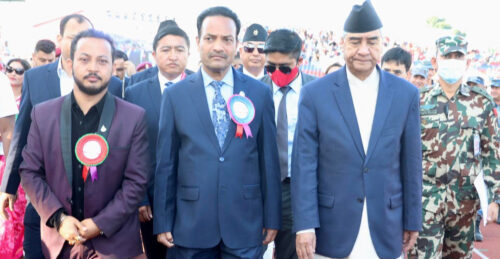 प्रधानमन्त्री देउवा पोखरा रंगशालामा