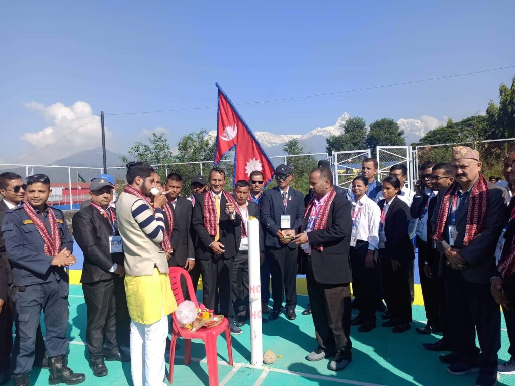 नवौं राष्टिय खेलकुदः पूजापाठ गरेर खेल सुरु