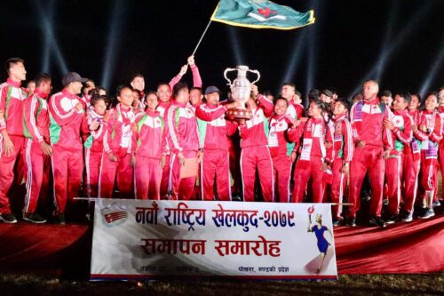 सकियो नवौं राष्ट्रिय खेलकुद प्रतियोगिता, आर्मीको जित