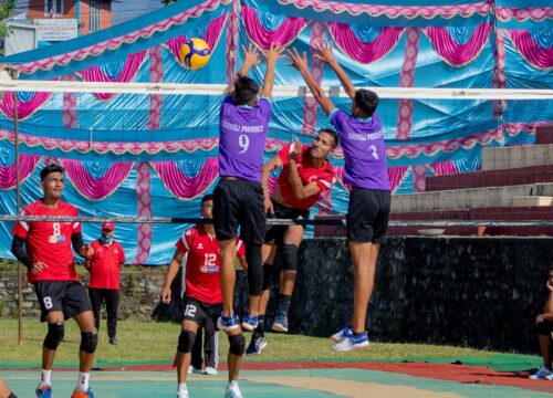 पुरुष भलिबलमा पुलिसको विजयी सुरुवात