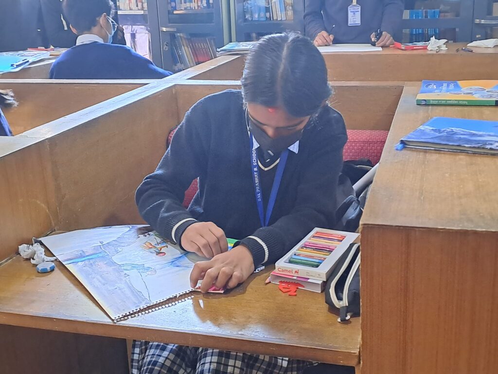 पर्वतीय महोत्सवमा अन्तरविद्यालयस्तरीय चित्रकला प्रतियोगिता