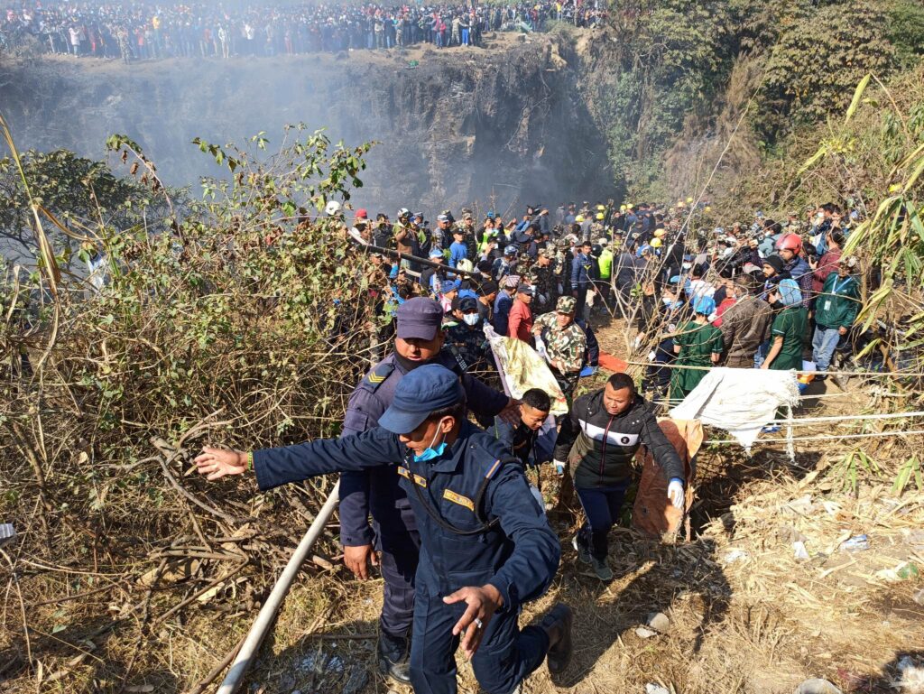 विमान दुर्घटनाबाट ३६ शव निकालियो