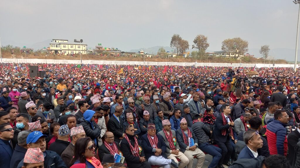 पोखरा अन्तर्राष्ट्रिय विमानस्थल उद्घाटनमा उर्लियो मानवसागर