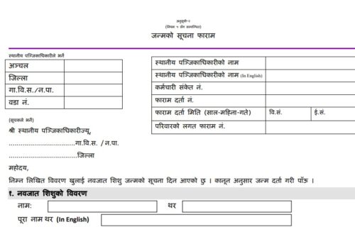 ७ लाख बालबालिकाको अझै छैन जन्मदर्ता