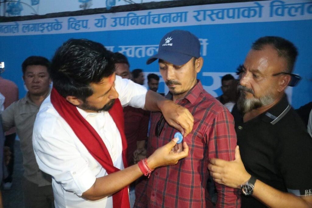 वाइसीएल भरतपुर महानगर इन्चार्ज दिवाकर राज श्रेष्ठ रास्वपामा