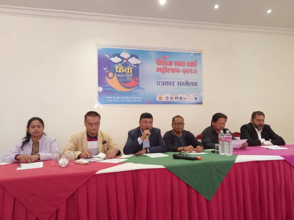 पर्यटक बेलाउँदै पोखरामा फेवा नव वर्ष महोत्सवको तयारी