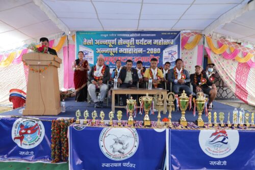 घान्द्रुकमा सुरु भयाे अन्नपूर्ण सेन्चुरी महोत्सव 