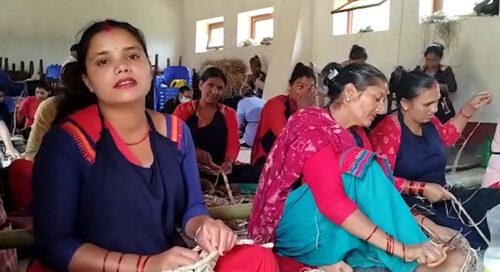 केराको थामबाट जुस बनाउँदै कालीगण्डकीका महिला