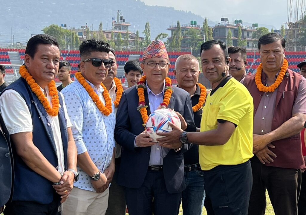पोखरामा वडास्तरीय फुटबल प्रतियोगिता सुरू