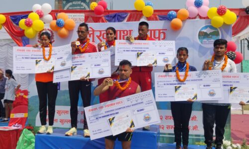 रामजीलाई लेखनाथ हाफ म्याराथनको उपाधि, चेतनाथ पोखरा च्याम्पियन