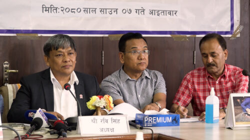 निर्माण व्यवसायीद्वारा आन्दोलनको घोषणा
