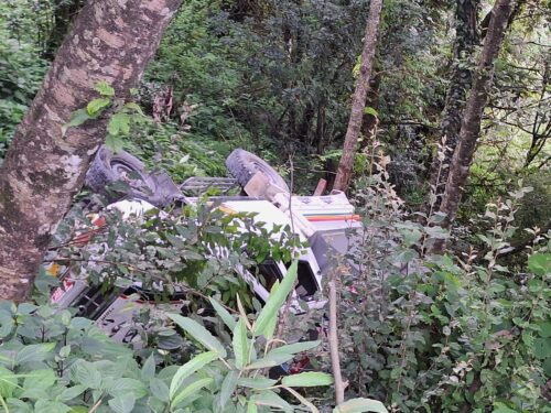 माछापुच्छ्रेमा जिप दुर्घटना हुँदा ९ जना घाइते, २ जनाको उपचार हुँदै