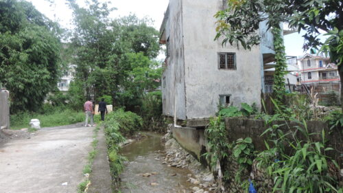 फिर्केे खोलाको सिमांकन गर्ने कार्य जारी