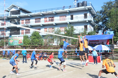 लामाचौर भलिबल कपः पुलिससँग एपीएफ स्तब्ध