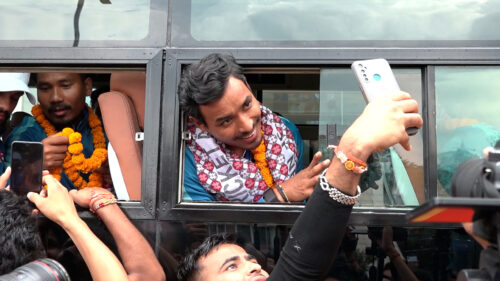 एसिया कप खेलेर स्वदेश फर्कियो नेपाली क्रिकेट टोली