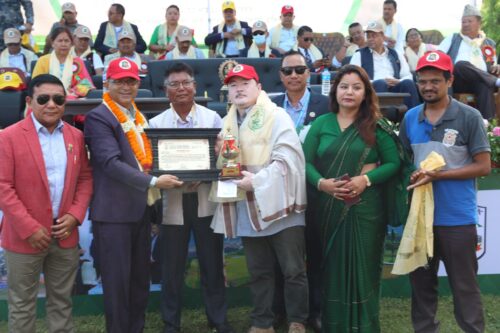 सहारा खेलकुद पत्रकारिता पुरस्कारबाट पुन पुरस्कृत