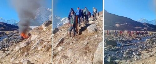 मनाङ एयरको हेलिकप्टर दुर्घटना