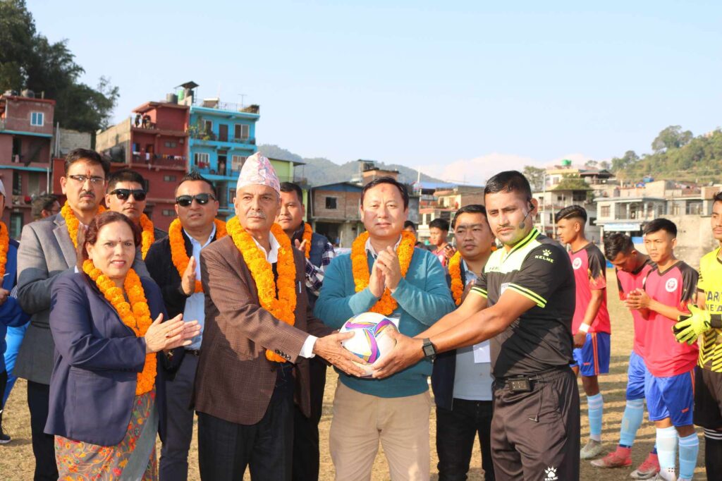 भीमादमा अर्ना कप फुटबल सुरु, शुक्लागण्डकीको विजयी सुरुवात