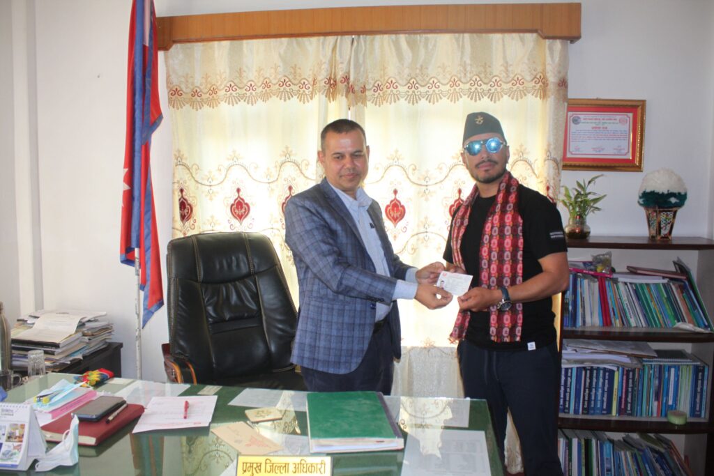 हेलिकप्टर चार्टर गरी म्याग्दी पुगेर निर्मल पुर्जाले लिए गैरआवसीय नागरिकता