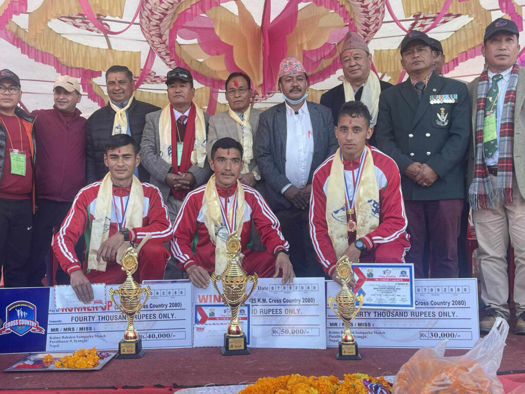 कोल्मा क्रसकन्ट्रीमा सेनाका तामाङ च्याम्यिन