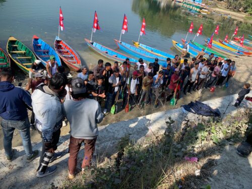 सडक महोत्सवः डुंगा दौडको उपाधि स्विमिङपुलघाटलाई