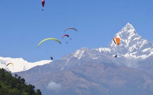 सिन्डिकेटकोे विवादमा प्राधिकरणले रोक्यो पाेखरा‍मा प्याराग्लाइडिङ उडान