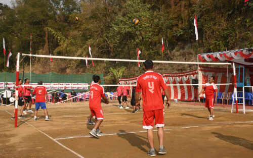 पुन हिल कप भलिबल सुरुः पुन समाज नेपाल र लामाचौरको सुखद सुरुआत