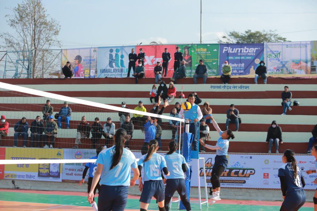 टाइगर कप भलिबलः महिलातर्फ घरेलु टोली गण्डकी पराजित