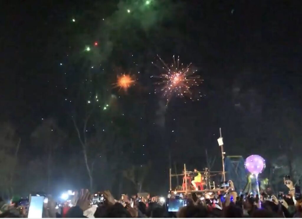 सन २०२४ सुरु, पोखरामा नयाँ वर्षको स्वागत