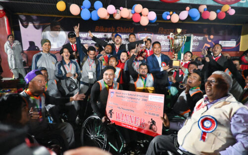 राष्ट्रिय ह्विलचियर बास्केटलमा एपीएफ र सुदुरपश्चिम च्याम्पियन