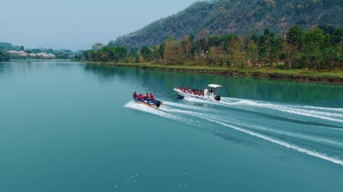 आँबुखैरेनीको मर्स्याङ्दी जलाशयमा मोटरबोट सुरु,  कति लाग्छ शुल्क ? कसरी पुग्ने ?