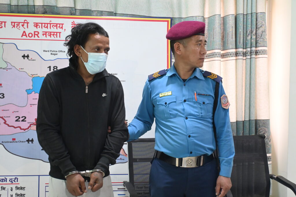 पोखराको बाँस्कोटबाट पेस्तोलसहित एक जना पक्राउ