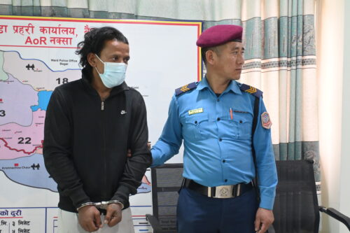 पोखराको बाँस्कोटबाट पेस्तोलसहित एक जना पक्राउ