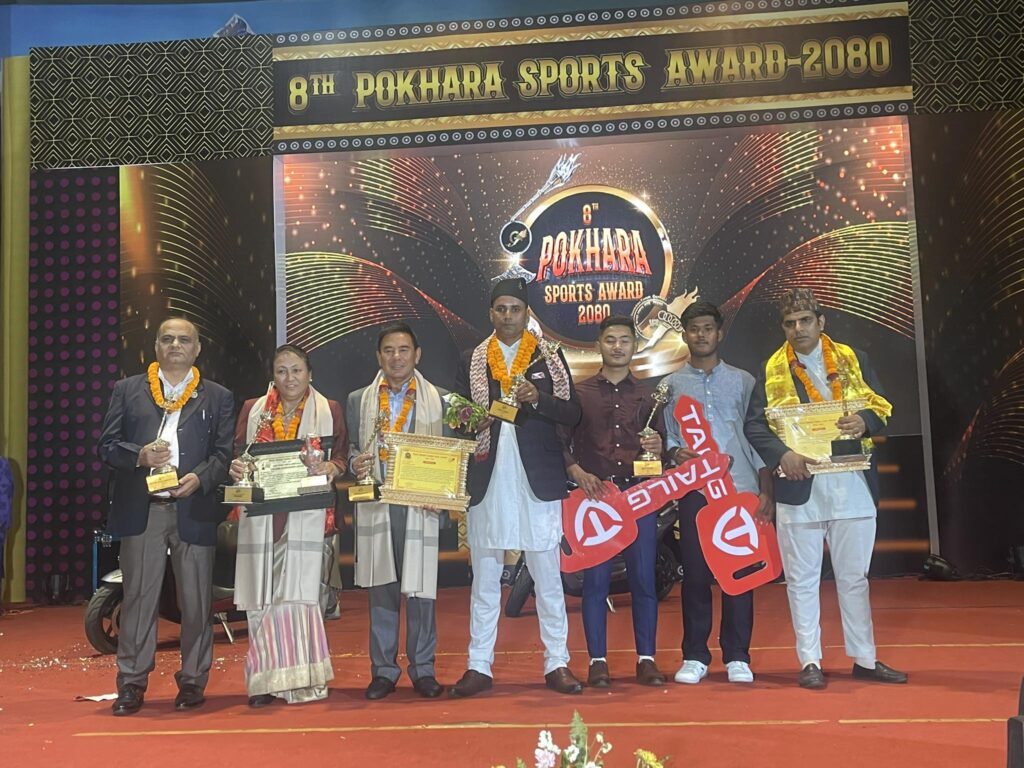 पोखरा स्पोर्टस अवार्डः अर्जुन र सुस्मिता बने वर्ष उत्कृष्ट खेलाडी