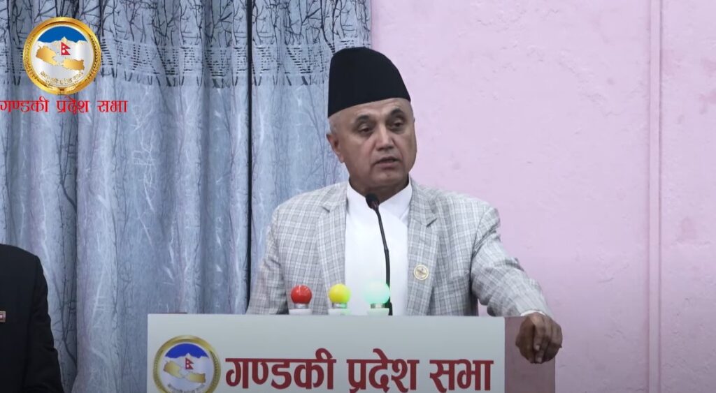 गण्डकीमा मुख्यमन्त्री अधिकारीले मागे विश्वासको मत