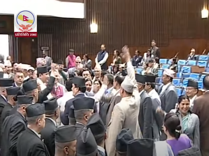 कांग्रेसको अवरोधपछि प्रतिनिधि सभा बैठक स्थगित