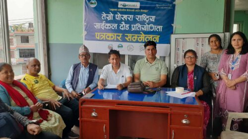 पोखरामा शनिबार राष्ट्रिय साइकल दौड प्रतियोगिता हुँदै