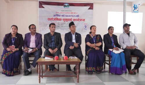 ‘पोखरामा नालामा होइन, सडकमा बग्छ पानी’