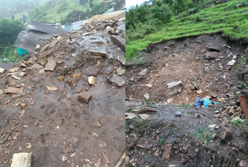 स्याङजामा पहिरोले घर पुर्दा आमा छोरीको मृत्यु